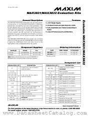 MAX3831EVKIT datasheet pdf MAXIM - Dallas Semiconductor