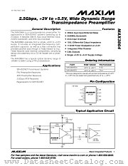 MAX3864 datasheet pdf MAXIM - Dallas Semiconductor