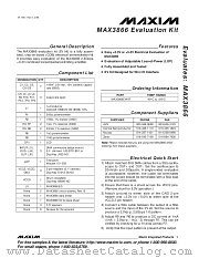 MAX3866EVKIT datasheet pdf MAXIM - Dallas Semiconductor