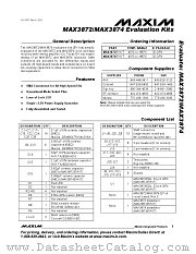 MAX3872EVKIT datasheet pdf MAXIM - Dallas Semiconductor