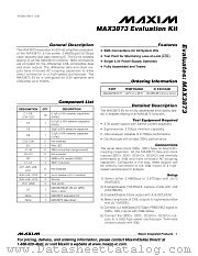 MAX3873EVKIT datasheet pdf MAXIM - Dallas Semiconductor