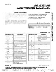 MAX3877EVKIT datasheet pdf MAXIM - Dallas Semiconductor