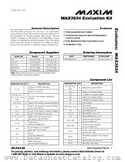 MAX3934EVKIT datasheet pdf MAXIM - Dallas Semiconductor