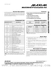 MAX3964ETPEVKIT datasheet pdf MAXIM - Dallas Semiconductor