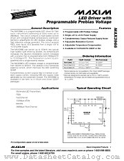 MAX3966 datasheet pdf MAXIM - Dallas Semiconductor