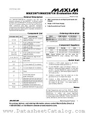 MAX3971AEVKIT datasheet pdf MAXIM - Dallas Semiconductor