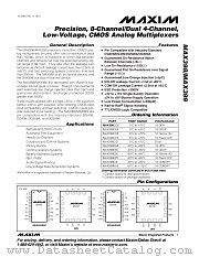 MAX399 datasheet pdf MAXIM - Dallas Semiconductor