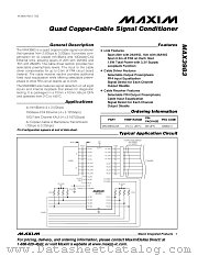 MAX3983 datasheet pdf MAXIM - Dallas Semiconductor