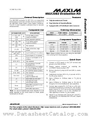 MAX3983EVKIT datasheet pdf MAXIM - Dallas Semiconductor