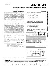 MAX4002 datasheet pdf MAXIM - Dallas Semiconductor