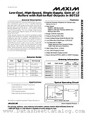 MAX4022 datasheet pdf MAXIM - Dallas Semiconductor