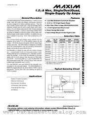 MAX409 datasheet pdf MAXIM - Dallas Semiconductor