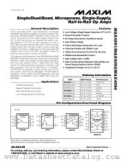 MAX4092 datasheet pdf MAXIM - Dallas Semiconductor