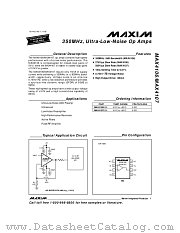 MAX4107 datasheet pdf MAXIM - Dallas Semiconductor