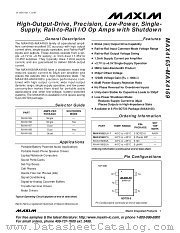 MAX4167 datasheet pdf MAXIM - Dallas Semiconductor