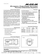 MAX4199 datasheet pdf MAXIM - Dallas Semiconductor