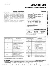 MAX4336EVKIT datasheet pdf MAXIM - Dallas Semiconductor