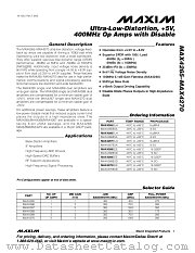 MAX4267 datasheet pdf MAXIM - Dallas Semiconductor