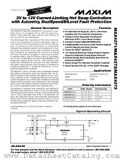 MAX4273 datasheet pdf MAXIM - Dallas Semiconductor