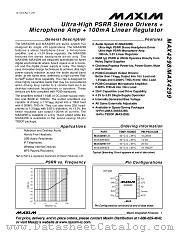 MAX4298 datasheet pdf MAXIM - Dallas Semiconductor