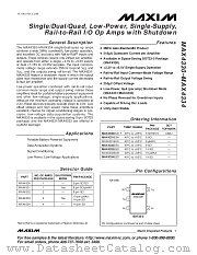 MAX4334 datasheet pdf MAXIM - Dallas Semiconductor
