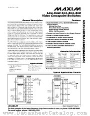 MAX4456 datasheet pdf MAXIM - Dallas Semiconductor