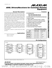 MAX4362 datasheet pdf MAXIM - Dallas Semiconductor