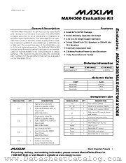MAX4366EVKIT datasheet pdf MAXIM - Dallas Semiconductor