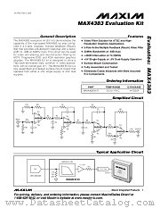 MAX4383EVKIT datasheet pdf MAXIM - Dallas Semiconductor