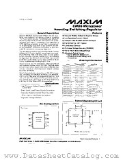 MAX634 datasheet pdf MAXIM - Dallas Semiconductor