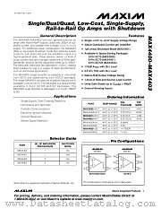 MAX4403 datasheet pdf MAXIM - Dallas Semiconductor