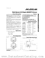MAX4429 datasheet pdf MAXIM - Dallas Semiconductor