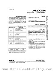 MAX4444EVKIT datasheet pdf MAXIM - Dallas Semiconductor