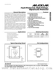 MAX4505 datasheet pdf MAXIM - Dallas Semiconductor