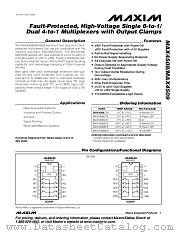 MAX4508 datasheet pdf MAXIM - Dallas Semiconductor