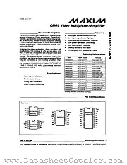 MAX452 datasheet pdf MAXIM - Dallas Semiconductor