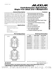 MAX4535 datasheet pdf MAXIM - Dallas Semiconductor