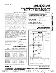 MAX4539 datasheet pdf MAXIM - Dallas Semiconductor