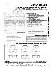 MAX4569 datasheet pdf MAXIM - Dallas Semiconductor