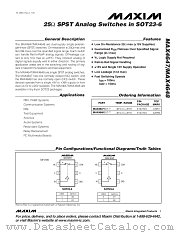 MAX4647 datasheet pdf MAXIM - Dallas Semiconductor