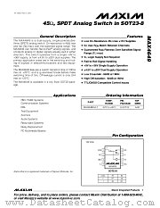 MAX4649 datasheet pdf MAXIM - Dallas Semiconductor