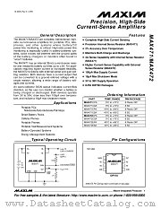 MAX471 datasheet pdf MAXIM - Dallas Semiconductor