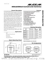 MAX4797 datasheet pdf MAXIM - Dallas Semiconductor