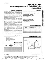 MAX4838 datasheet pdf MAXIM - Dallas Semiconductor