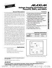 MAX5040 datasheet pdf MAXIM - Dallas Semiconductor