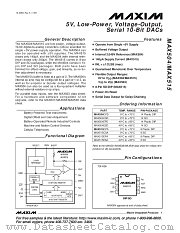 MAX515 datasheet pdf MAXIM - Dallas Semiconductor