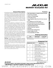 MAX5051EVKIT datasheet pdf MAXIM - Dallas Semiconductor