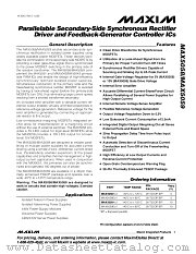 MAX5058 datasheet pdf MAXIM - Dallas Semiconductor