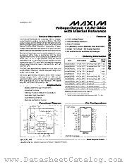 MAX508 datasheet pdf MAXIM - Dallas Semiconductor