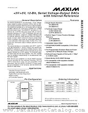 MAX5120 datasheet pdf MAXIM - Dallas Semiconductor